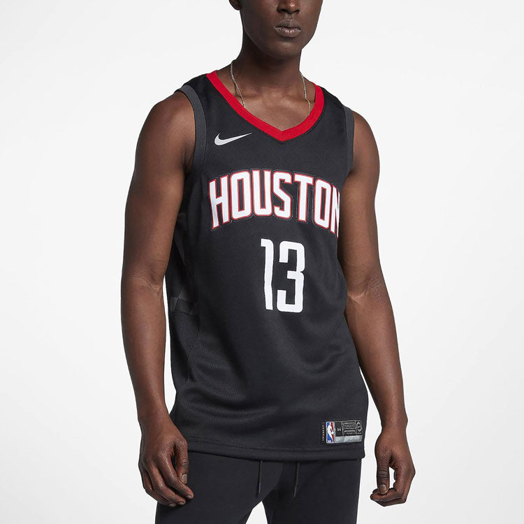NBA Basketball Jersey Vest SW Fan Edition Rockets 13 Black
