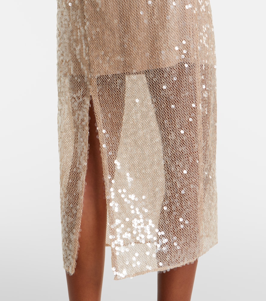 Allora sequined midi skirt