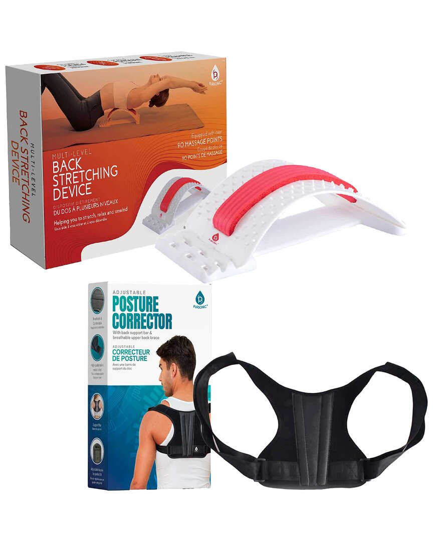Pursonic Back Health Essentials Kit: Multi-Level Stretch & Posture Perfection
