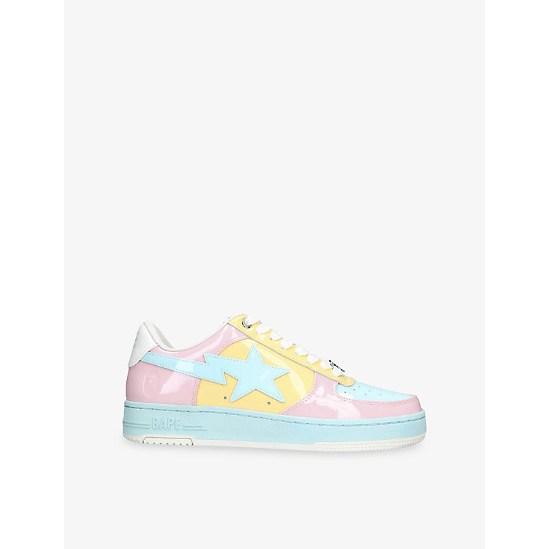 Mens Bape Sta Icon #6 M2 Leather Trainers