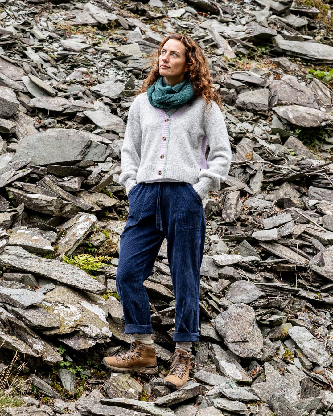 Saltrock Artie Womens Cardigan in Grey