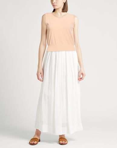 Woman Top Apricot Size L Viscose, Polyester