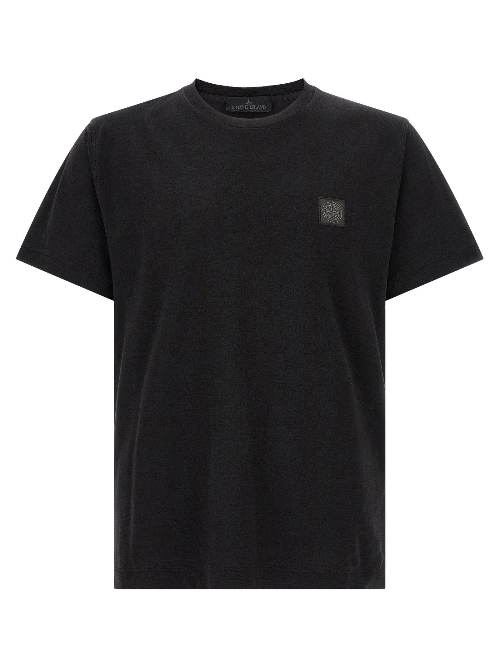 Ghost Badge Logo T-shirt — Black