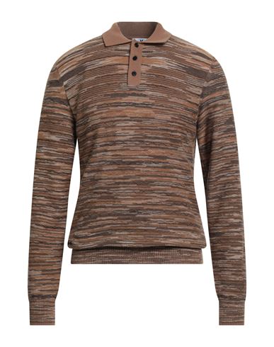 Man Sweater Sand Size S Wool