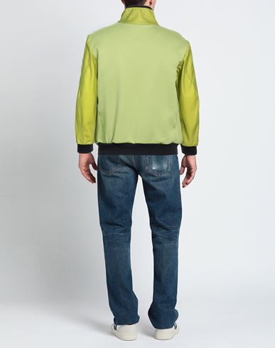 Man Jacket Lime green Size M Polyamide, Cotton