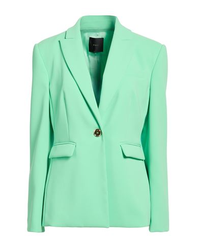 Woman Blazer Green Size 8 Polyester, Elastane