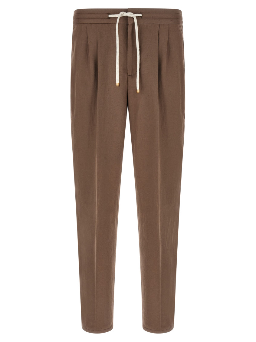 Drawstring Tapered Trousers