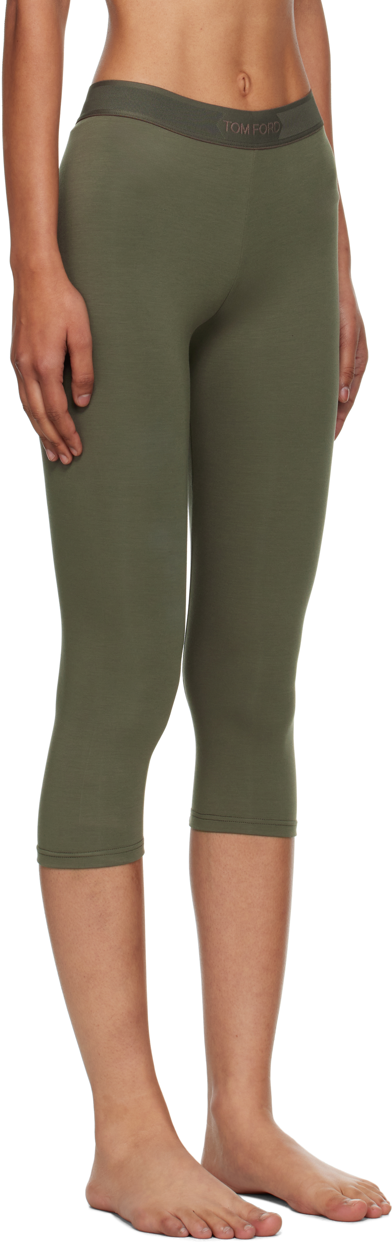 Khaki Modal Yoga Leggings