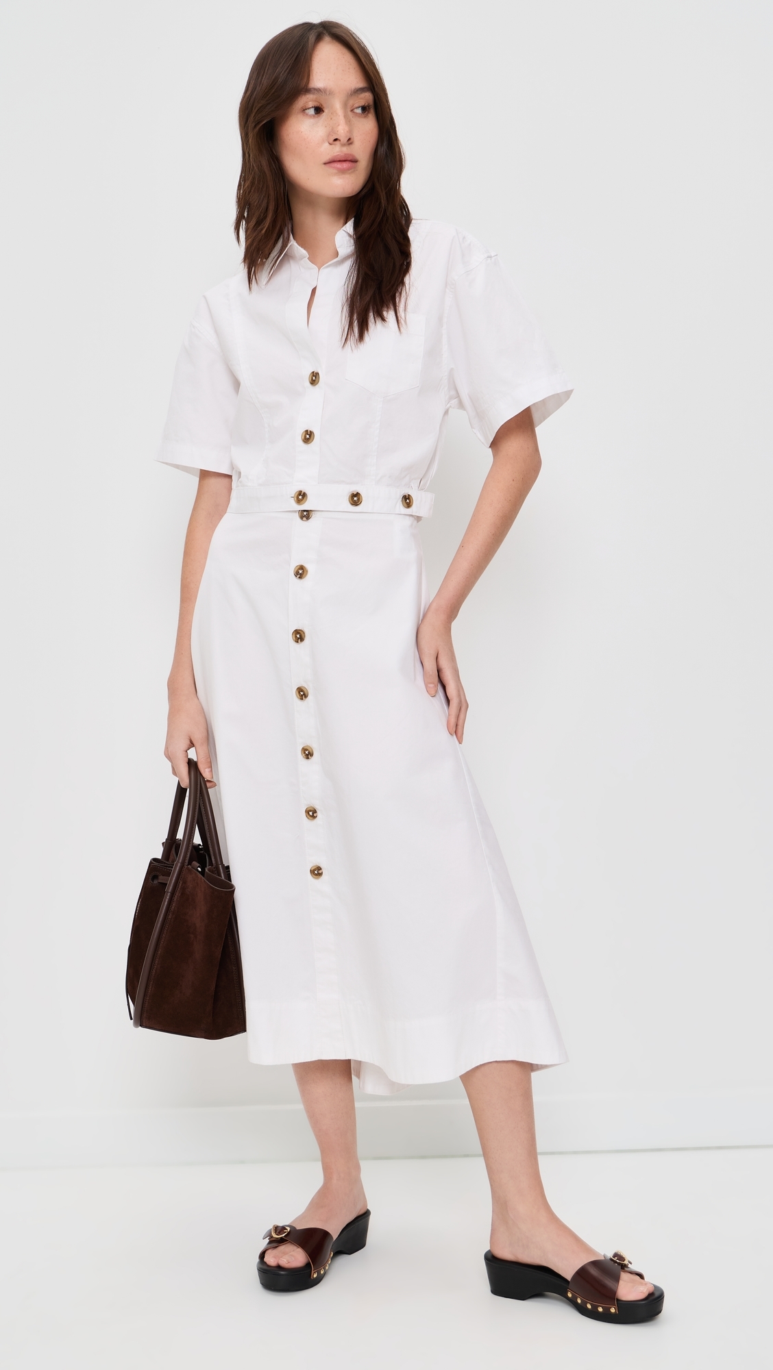 Myla Top White Poplin