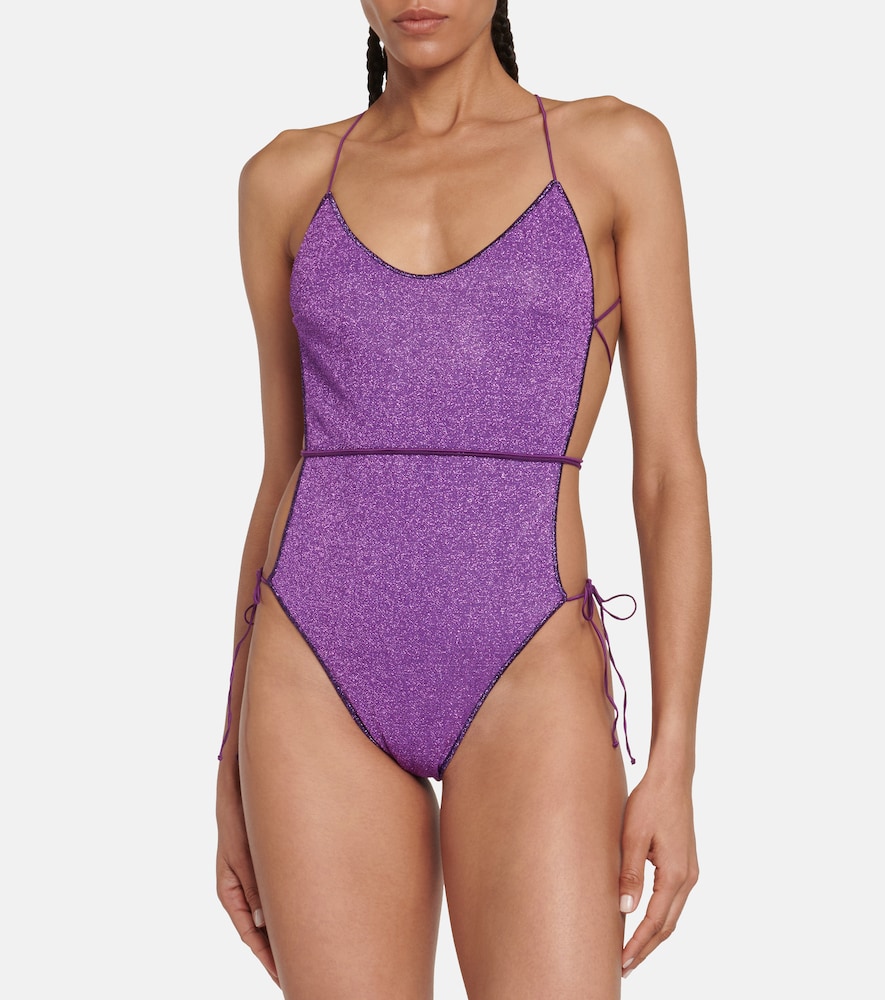 Lumiere scoop-neck swimsuit