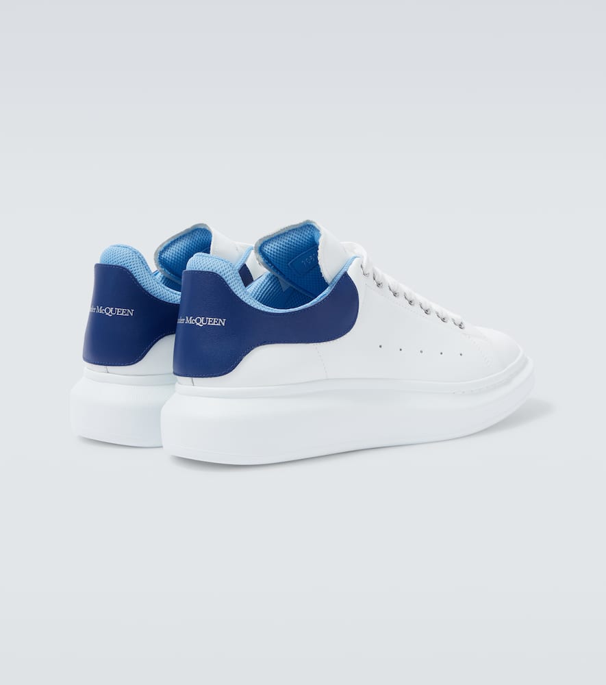 Oversized leather sneakers