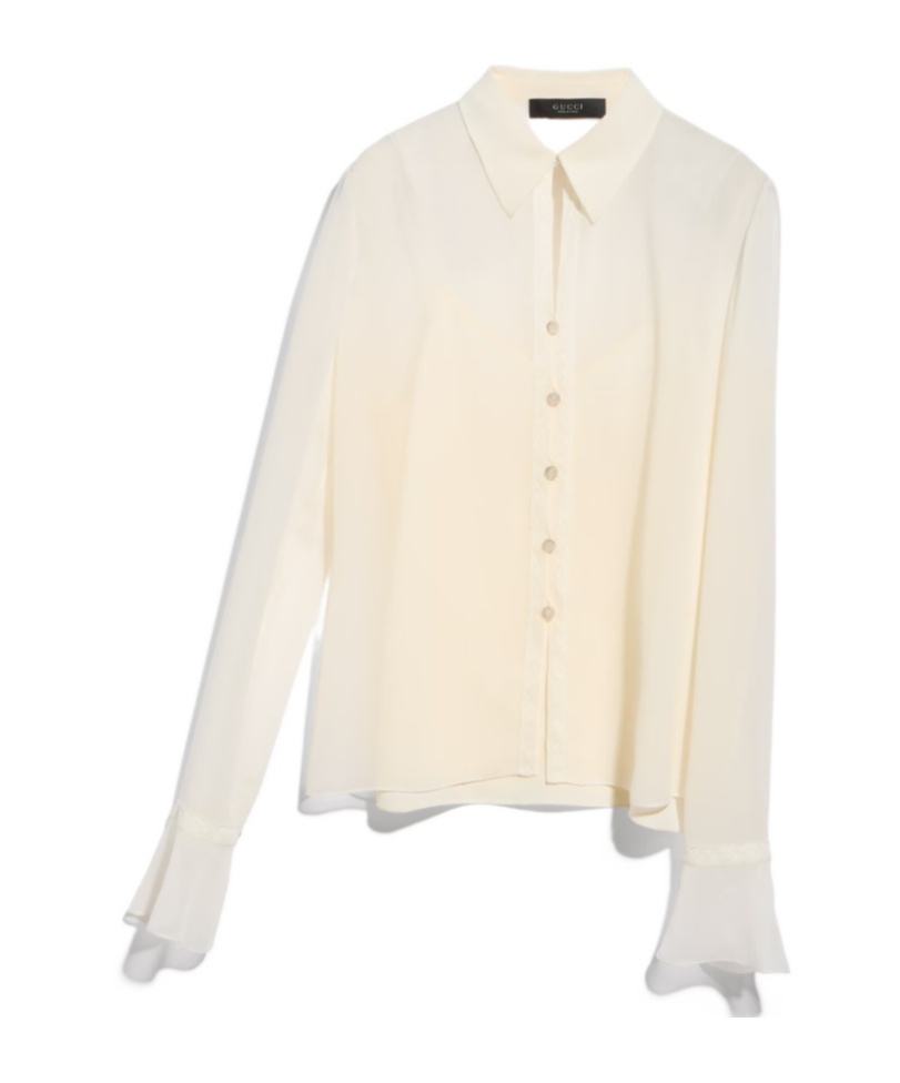 Light silk georgette shirt