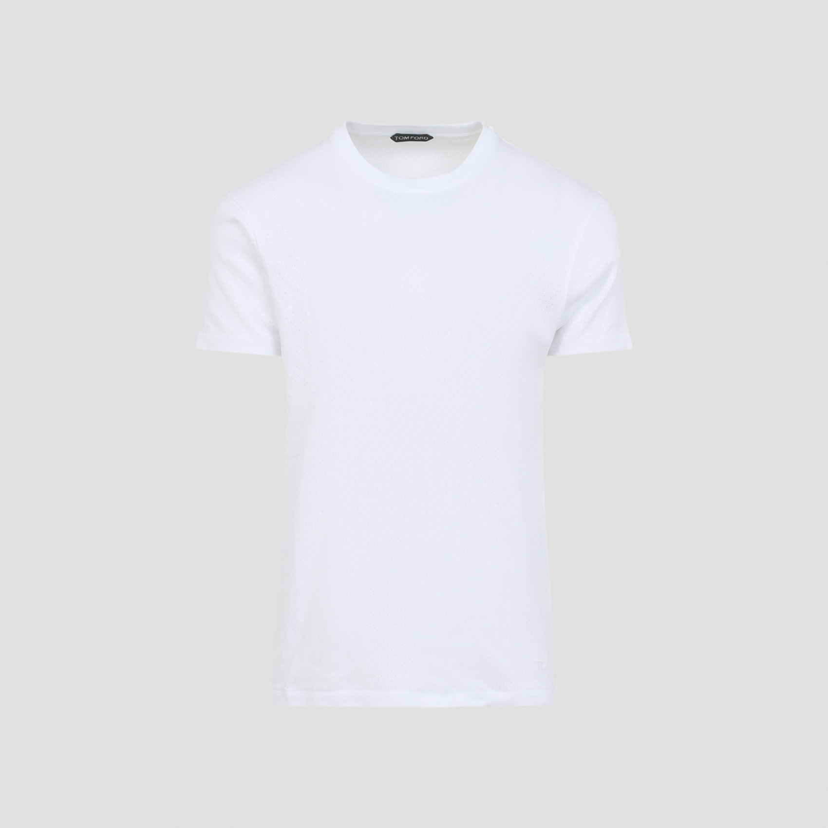 T-shirt White Cotton Tshirt - Men