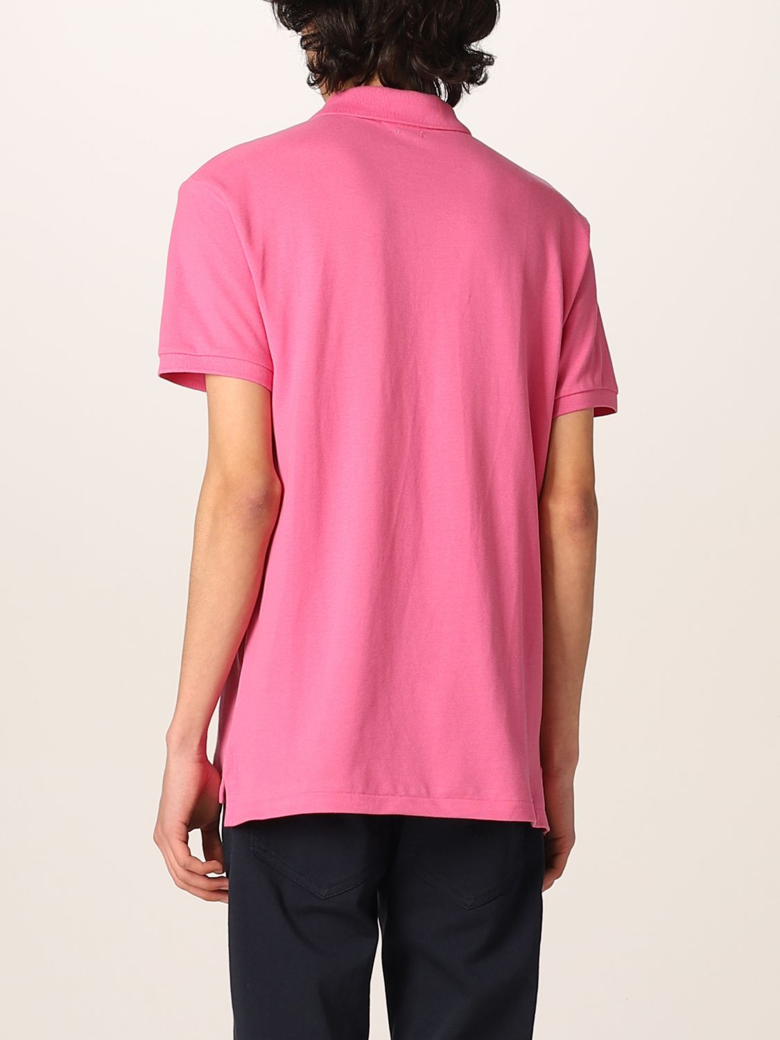 Cotton polo shirt with logo