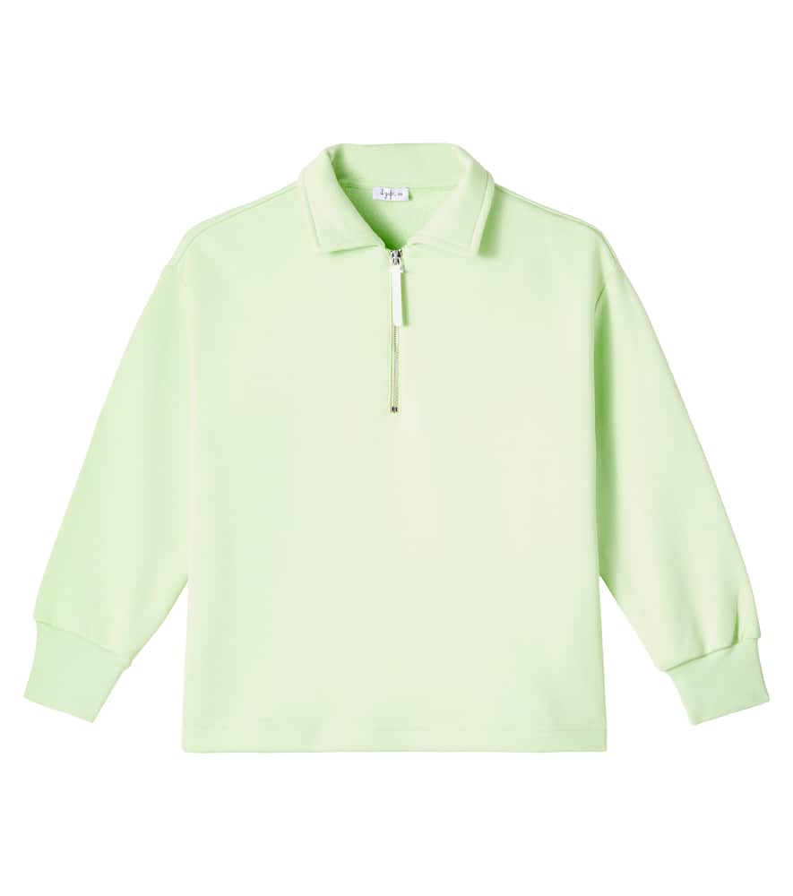 Il Gufo Cotton half-zip sweater