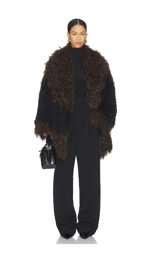 Entire Studios Juno Coat in Brown,Black. M/L. Also in XL/XXL