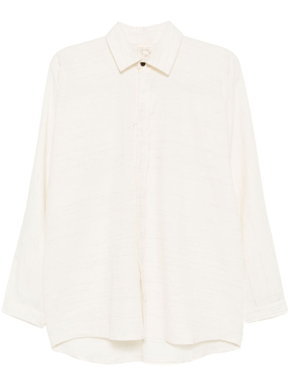 Wind kasuri shirt - White