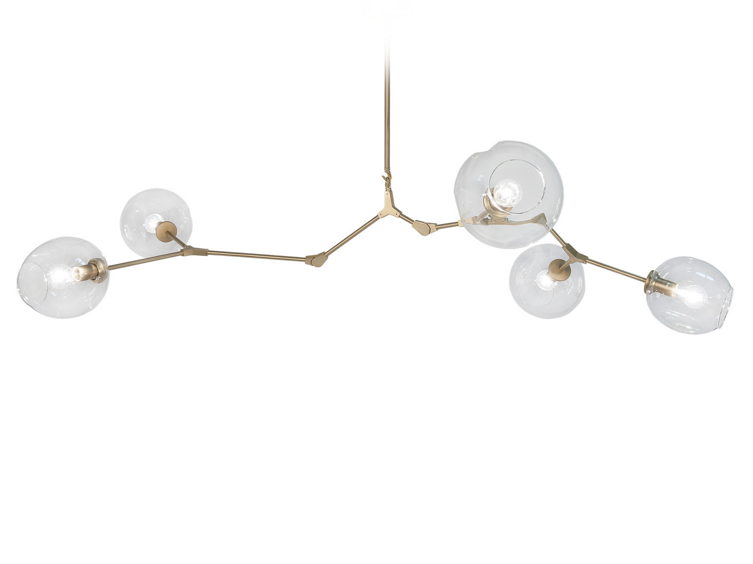 Fairfax 5-Light Chandelier in Brushed Bra