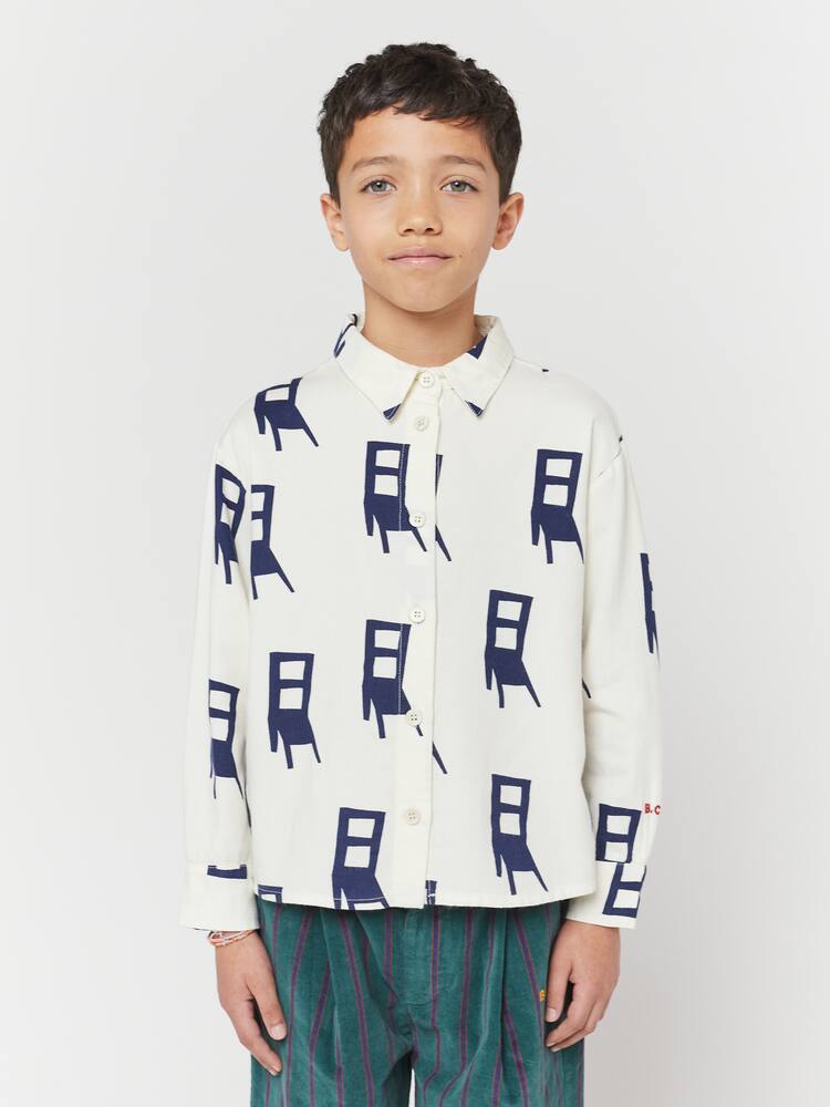 Bobo Choses Have A Seat cotton-blend shirt