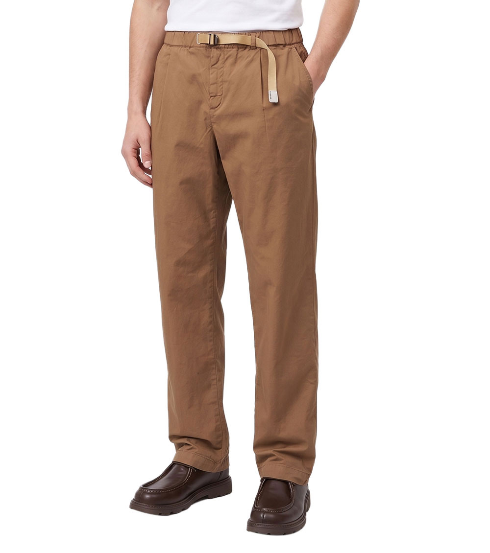 Brown Flat Front Pants