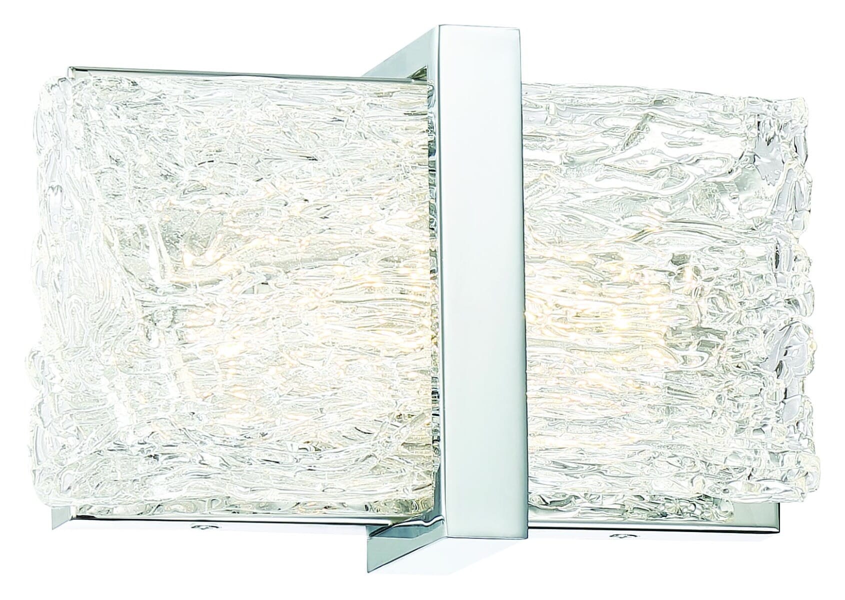 George Kovacs Forest Ice II Bathroom Vanity Light in Chrome