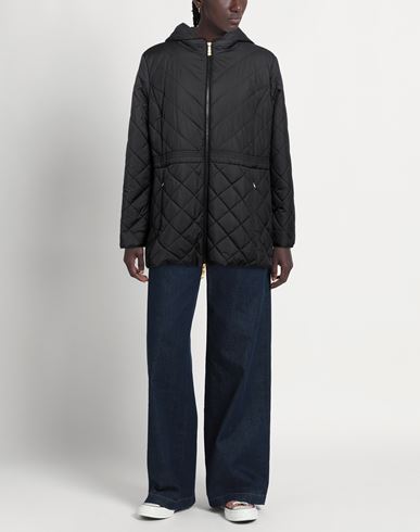 Woman Puffer Black Size 10 Polyester