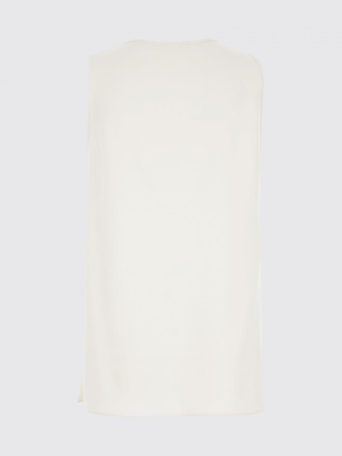 Sleeveless U-Neck Top P. A.R. O.S. H. in Polyester