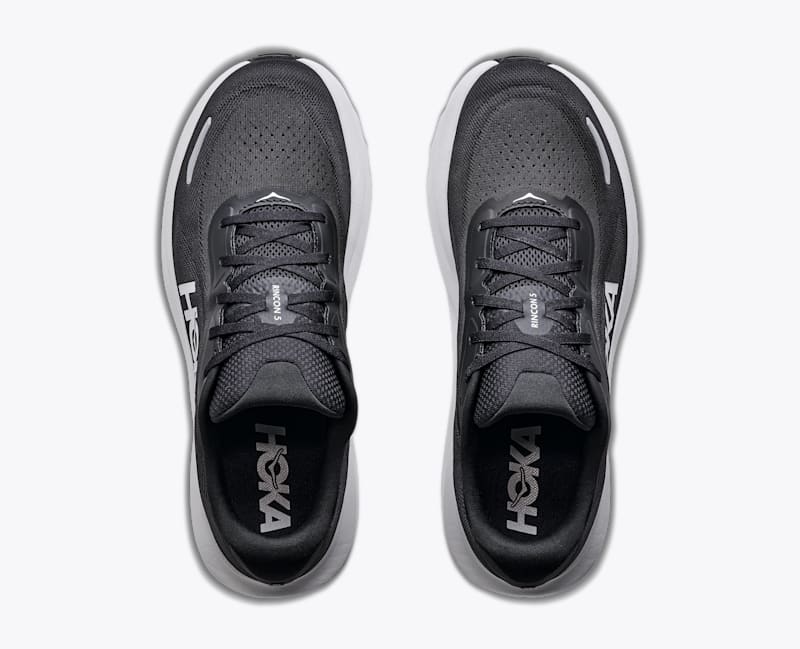 HOKA Women's Rincon 5 Shoes in Black/White