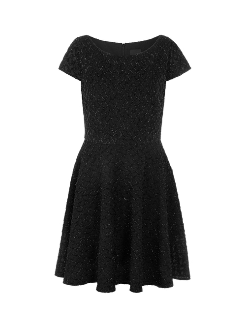 Marc Cain Cocktail dress with glitter details, black, 34 N