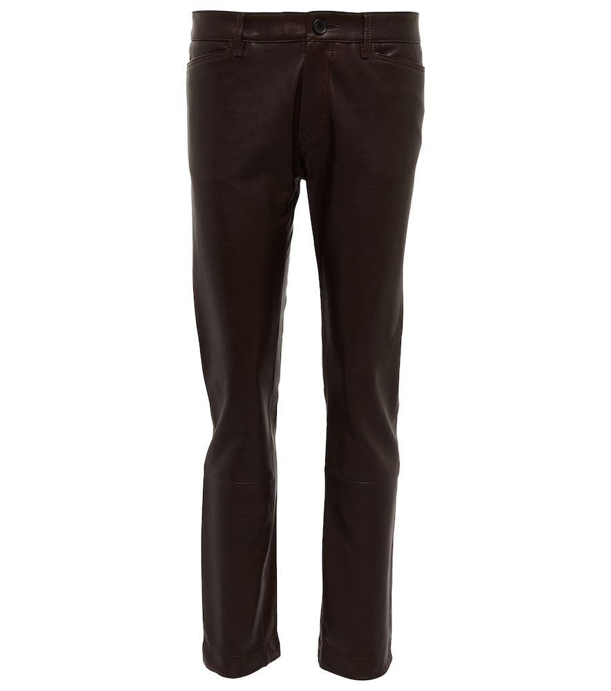 Gonda low-rise leather pants