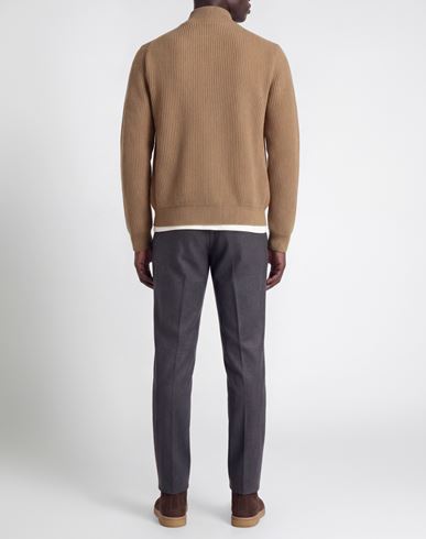 Man Cardigan Camel Size S Wool, Cashmere