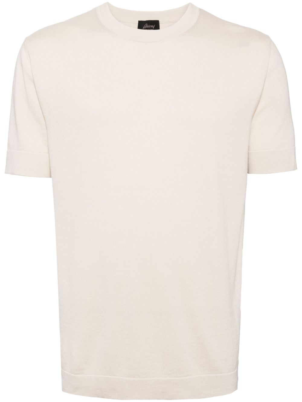 Crew-neck T-shirt - Brown