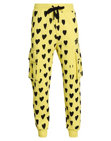 Man Pants Yellow Size 28 Cotton