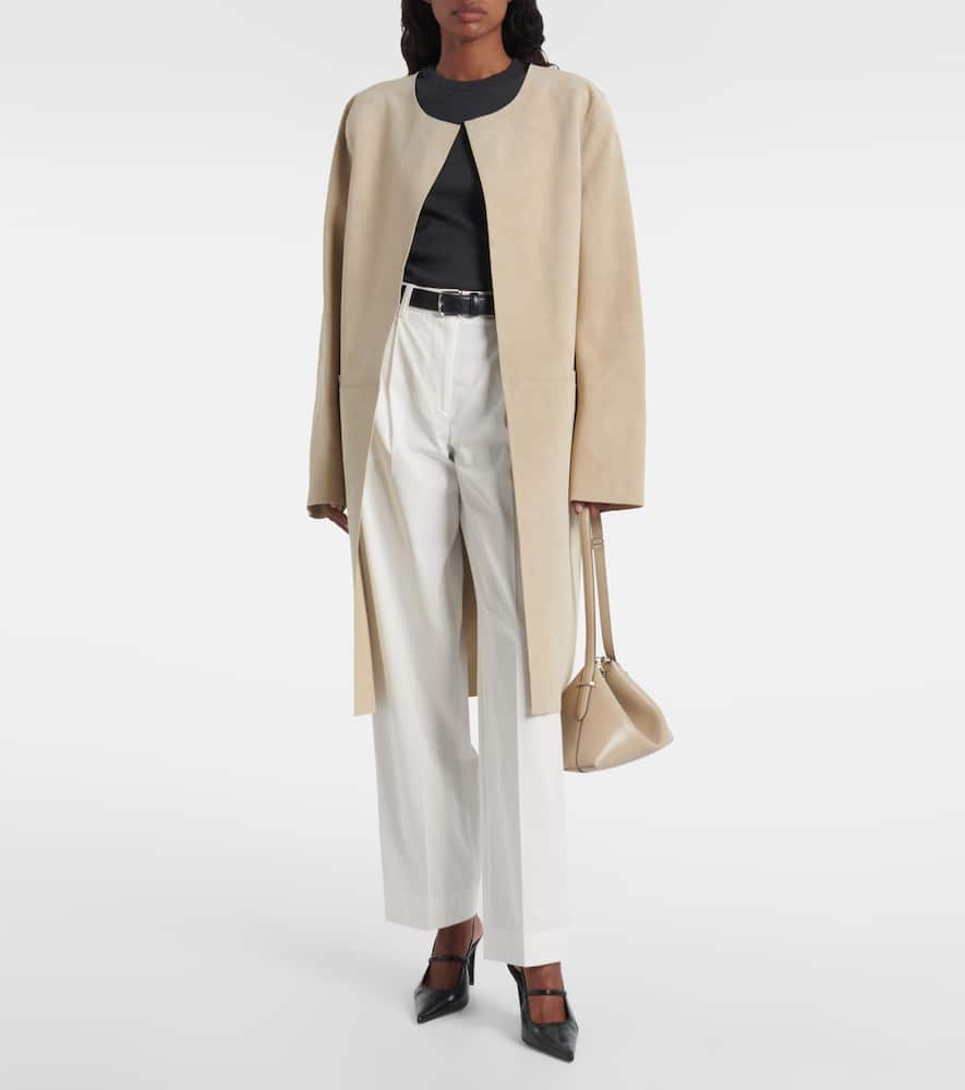 Suede coat