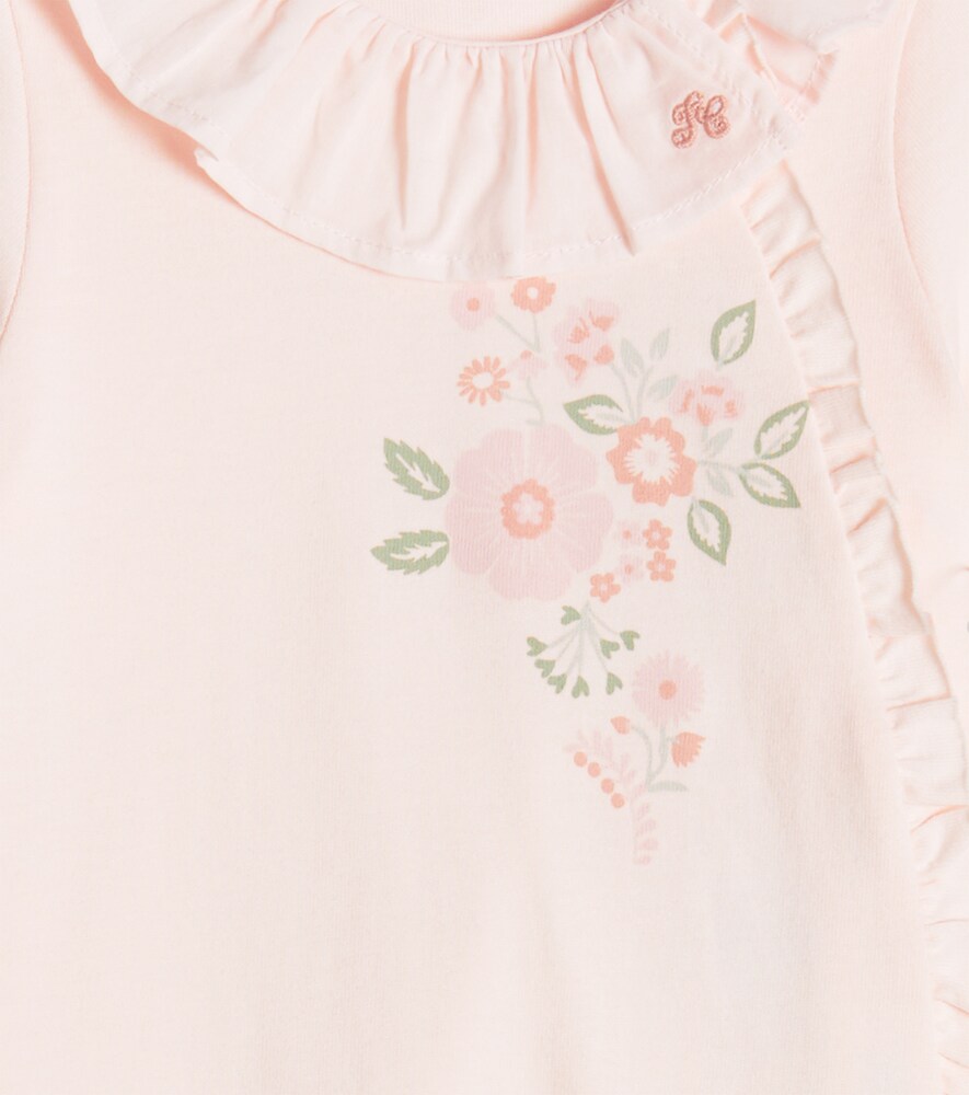 Baby floral cotton onesie