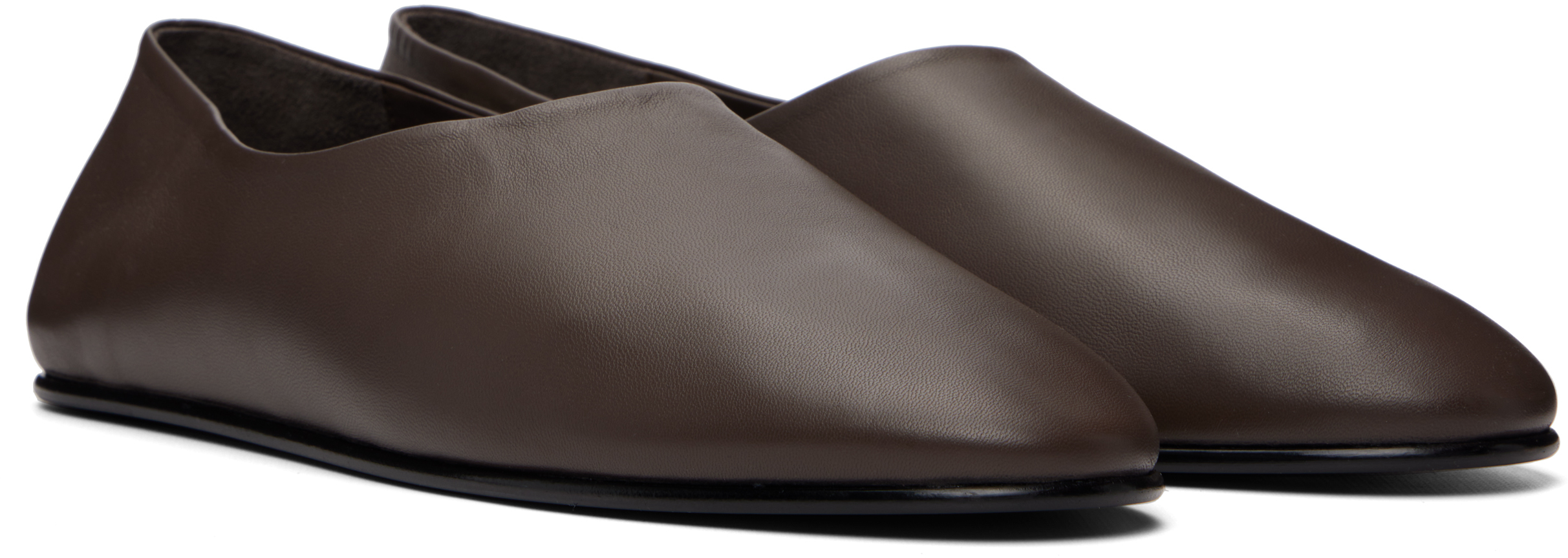 Brown Ballerino Loafers