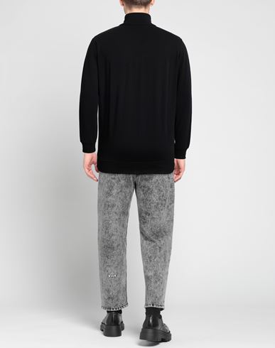 Man Sweatshirt Black Size XL Cotton, Elastane