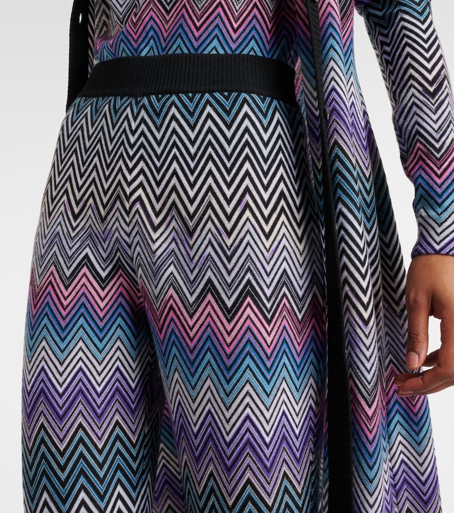 Zig Zag flared pants