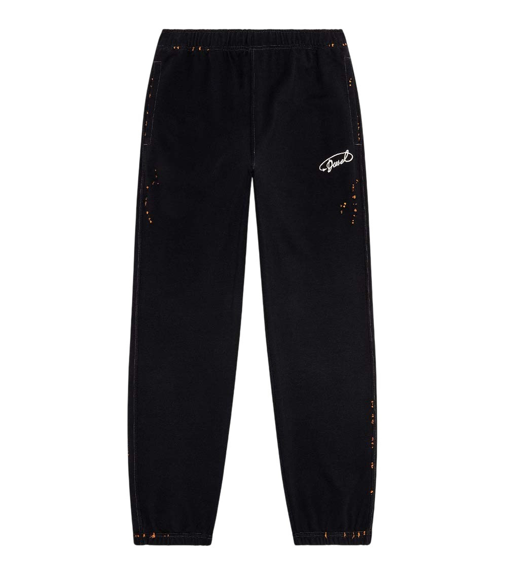 Black Regular Track Pants