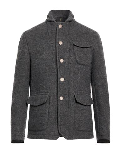 Man Coat Grey Size 38 Wool, Cotton, Polyamide, Alpaca wool
