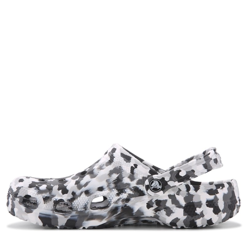 Graphic Classic Clog Shoes (Black/White)