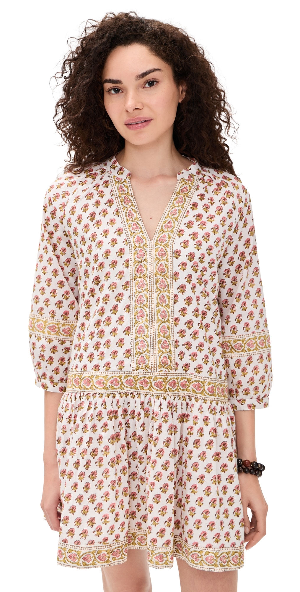 Jeanine Dress Faded Rose Daisy