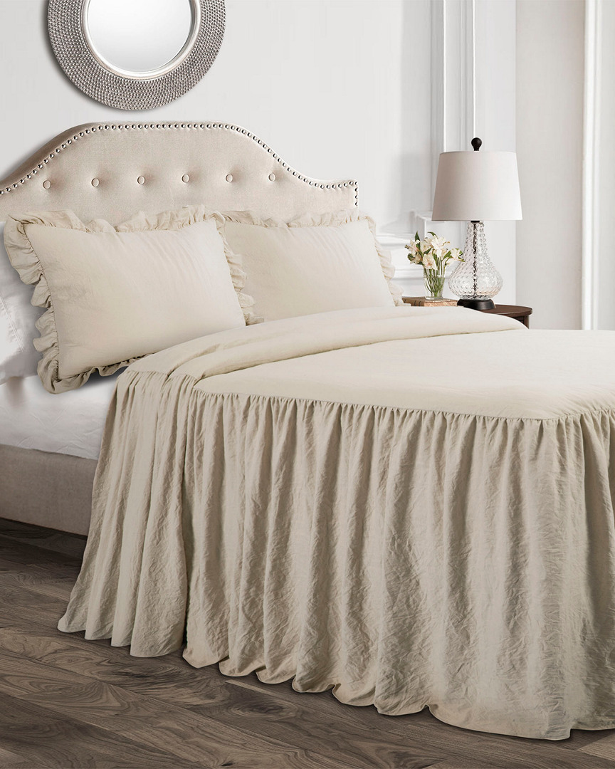Lush Decor Ruffle Skirt Bedspread 3pc Set