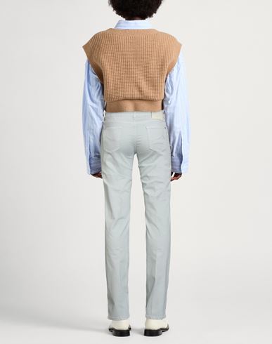 Jacob Cohёn Woman Pants Light grey Size 30 Cotton, Elastane