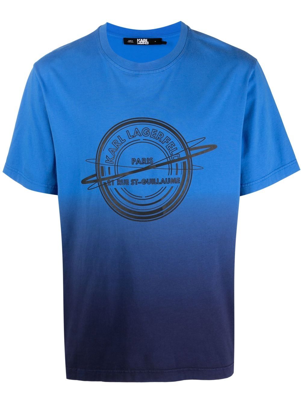 Athleisure logo-print T-shirt - Blue