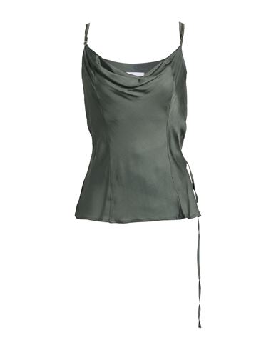 Woman Top Sage green Size 6 Viscose