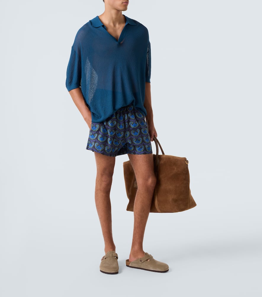 Knitted polo shirt
