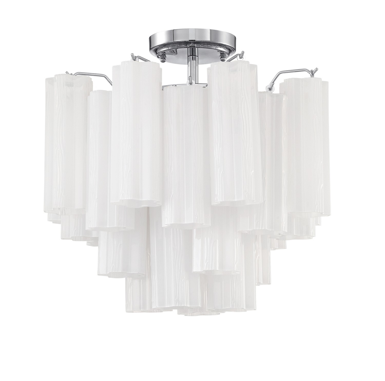 Addis 4-Light Semi-Flush Mount in Polished Chrome