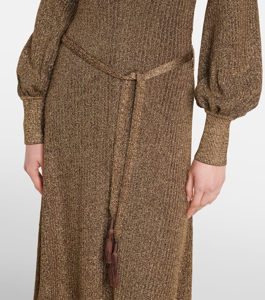 Open-back maxi dress
