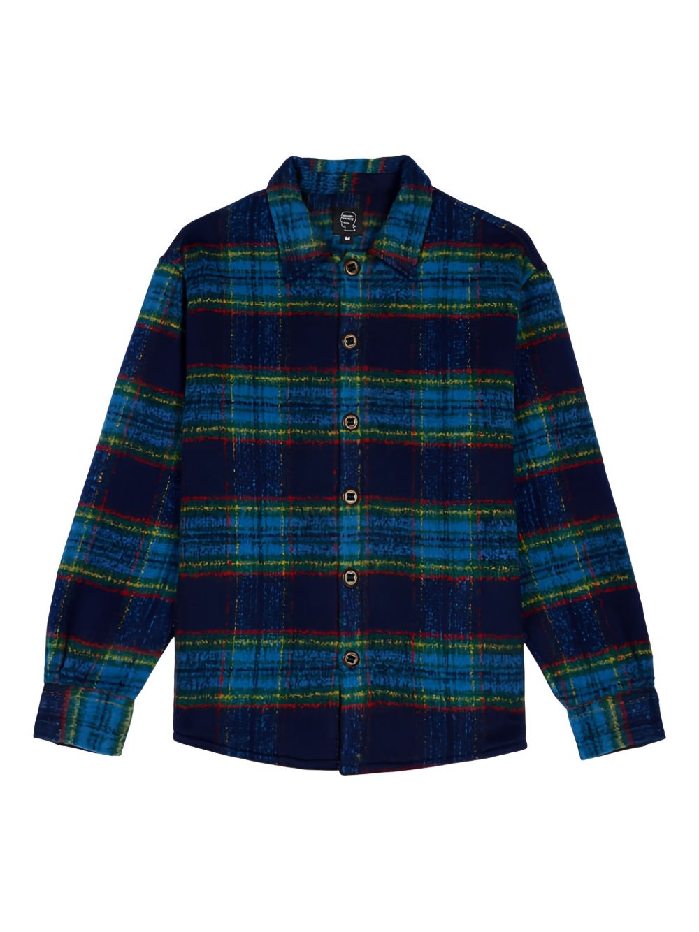 Brain Dead checked flannel shirt - Blue